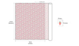 韓国製のイチゴ柄生地(半ヤード単位)