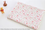 Winnie the Pooh Flower Pattern Fabric printed in Korea by the Half Yard