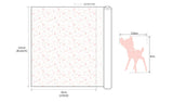 Disney Bambi Thumper Pastel Color printed in Korea by the Half Yard 18" X 43"