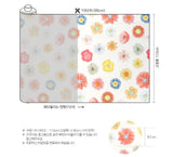 Dandelion Flower Garden Floral Patterned OEKO Tex Fabric made in Korea by Half Yard