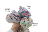 Wildflower Bouquet Flower Patterned Asa Light Weight Fabric made in Korea by the Yard