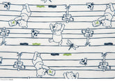 Winnie the Pooh Honey Bee Pattern Fabric printed in Korea by the Half Yard