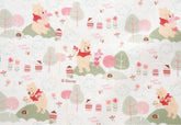 Winnie the Pooh Piglet Pattern Fabric printed in Korea by the Half Yard