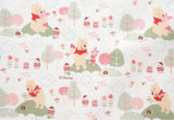 Winnie the Pooh Piglet Pattern Fabric printed in Korea by the Half Yard