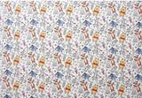 Winnie the Pooh Piglet Eeyore Tigger Pattern Fabric printed in Korea by the Half Yard