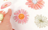 Dandelion Flower Garden Floral Patterned OEKO Tex Fabric made in Korea by Half Yard