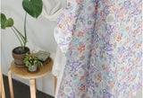 Wildflower Bouquet Flower Patterned Asa Light Weight Fabric made in Korea by the Yard