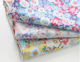 Wildflower Bouquet Flower Patterned Asa Light Weight Fabric made in Korea by the Yard