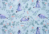 Winnie the Pooh Eeyore Pattern Fabric printed in Korea by the Half Yard