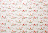 Winnie the Pooh Piglet Pattern Fabric printed in Korea by the Half Yard