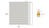 Winnie the Pooh Piglet Eeyore Tigger Pattern Fabric printed in Korea by the Half Yard
