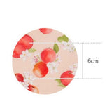 Cute Apple and Apple flower patterned Fabric made in Korea by the Half Yard DTP