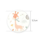 ハーフヤードデジタルテキスタイルプリントによる韓国製アニマルファームキリントラトル柄生地