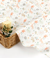 Animal Farm Giraffe Trutle Patterned Fabric made in Korea by Half Yard Digital Textile Printing