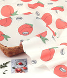 フルーツ大桃柄生地 韓国製 半ヤード DTP