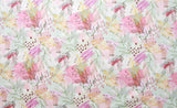 Wild Flowers Floral Patterned Lawn Fabric made in Korea by the Half Yard