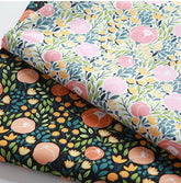 Wild Flower Tulip patterned Fabric made in Korea by the Half Yard