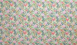Wild Flower Tulip patterned Fabric made in Korea by the Half Yard