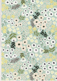 Floral Garden Wild Flower patterned Fabric made in Korea by the Half Yard DTP ys1541