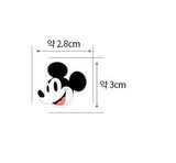 Disney Mickey Cotton Antibiosis Fabric printed in Korea by the Half Yard