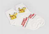Pokemon Pikachu Patterned Mini Crew Socks Women's Socks made in Korea