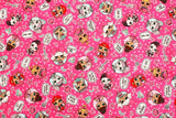 プリティガールズドールサプライズ柄オックスフォード生地日本製 半ヤード