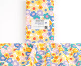 カラフルな花柄の生地、かわいい、子供用、裁縫、キルト、韓国製、ハーフヤード