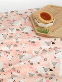 Pink Sheep Animal Patterned Fabric made in Korea by the Half Yard