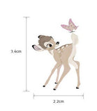 ディズニーアニメーション バンビとサンパー 60年代 アサ生地 韓国製 半ヤード 18インチ x 57インチ (45 cm x 144 cm)