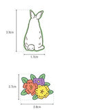 Wlidflower Animal Line Patch Patterned Fabric made in Korea by the Half Yard