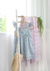 Wildflower Floral Flower Patterned Asa Light Weight Fabric made in Korea by the Yard