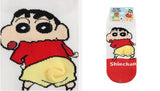 Japan Animation Crayon Shin Chan Cute Hip Patterned Low Cut Socks Women's Socks made in Korea