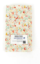 森の中のウサギの動物柄の韓国製 OEKO TEX 生地 半ヤード単位