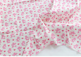 Animal Cute Pink Heart Bear patterned Fabric made in Korea by Half Yard