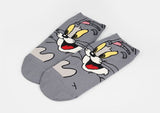 トムとジェリー柄ローカットソックスレディースソックス韓国製