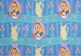 Disney Alice in Wonderland Tea Time Fabric printed in Korea by the Half Yard