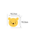 Winnie the Pooh Baby Pooh Character Cotton Fabric made in Korea by the Half Yard