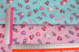 My Melody Kuromi My Sweet Piano Character Dessert Oxford Fabric printed in Japan by the Half Yard