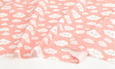 Smile Cloud patterned Fabric made in Korea by the Half Yard