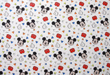韓国でプリントされたディズニー ミッキーマウス サムズアップ 生地 半ヤード
