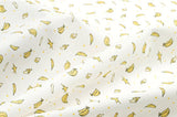 Banana Fruits patterned OEKO-TEX® Fabric, Made in Korea by the Half Yard