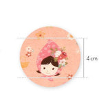 かわいい花柄フード付き女の子用OEKO-TEX®生地、韓国製、半ヤード単位