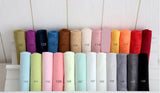 High Quality Microfiber Solid 24 Colors Polyester Fabric, Cute, Kids, Sewing, Quilt made in Korea by the Yard