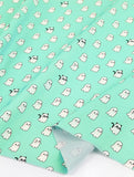 Halloween Kawaii Ghost Cat Patterned OEKO-TEX Fabric made in Korea by the Half Yard