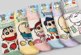 Japan Animation Crayon Shin Chan Patterned Low Cut Socks Women's Socks made in Korea