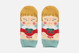 Pretty Girl Patterned Low Cut Socks Women's Socks made in Korea