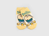 Japan Animation Crayon Shin Chan Patterned Low Cut Socks Women's Socks made in Korea
