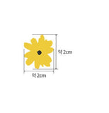 Floral Garden Yellow Flower Bouquet Fabric made in Korea 45cm by 110cm or 18" by 43" by the half yard