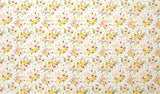 Floral Garden Yellow Flower Sweet Bouquet Fabric made in Korea 45cm by 110cm or 18" by 43" by the half yard