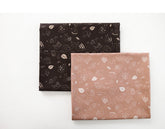 Animal Cute Happy Snail patterned Fabric made in Korea by the Half Yard